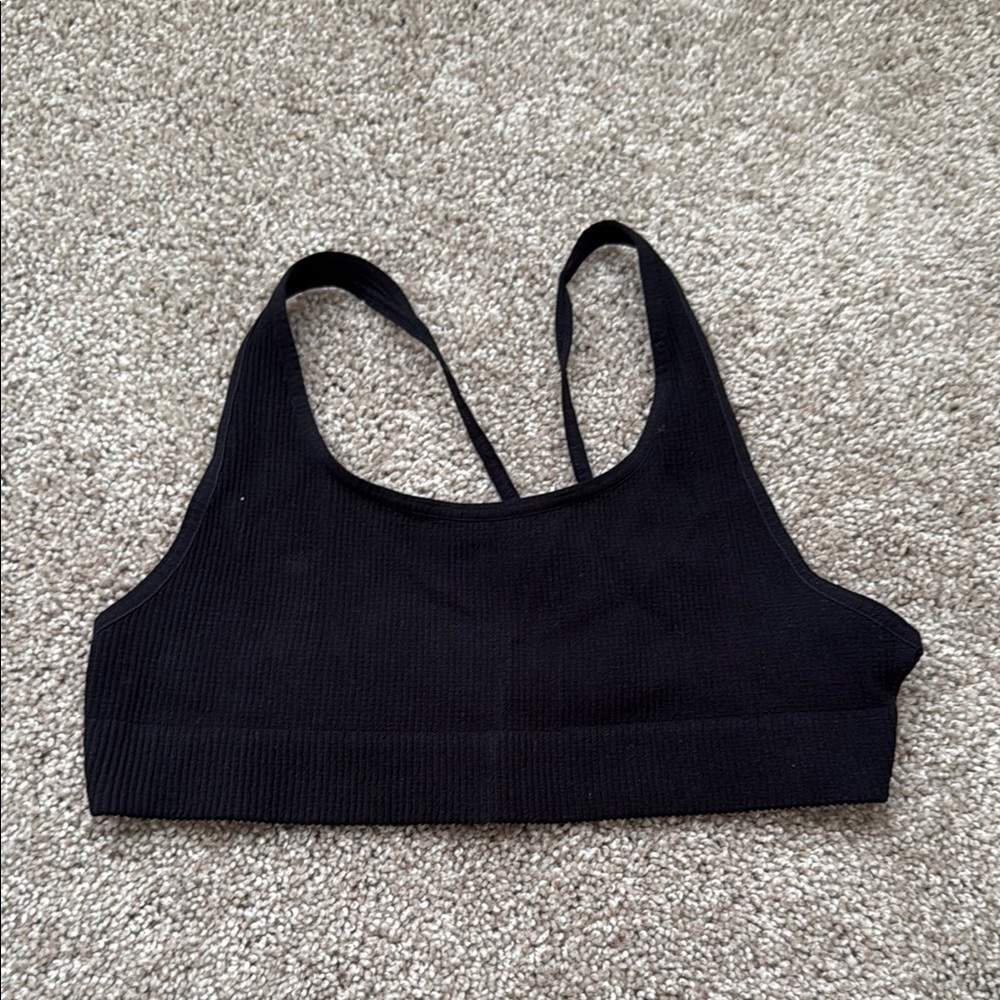 Free People Black Bralette